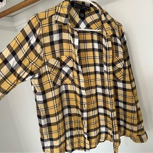 Yellow Plaid Shirt